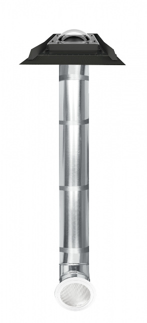 Lucerna con tubo rígido y cúpula SRD